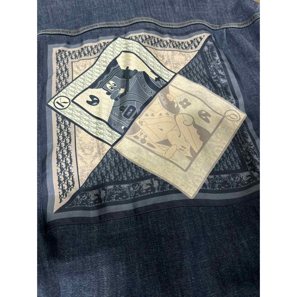 NWT RARE Dior x Kenny Scharf Denim 'Playing Cards' Jacket - Picture 5 of 16